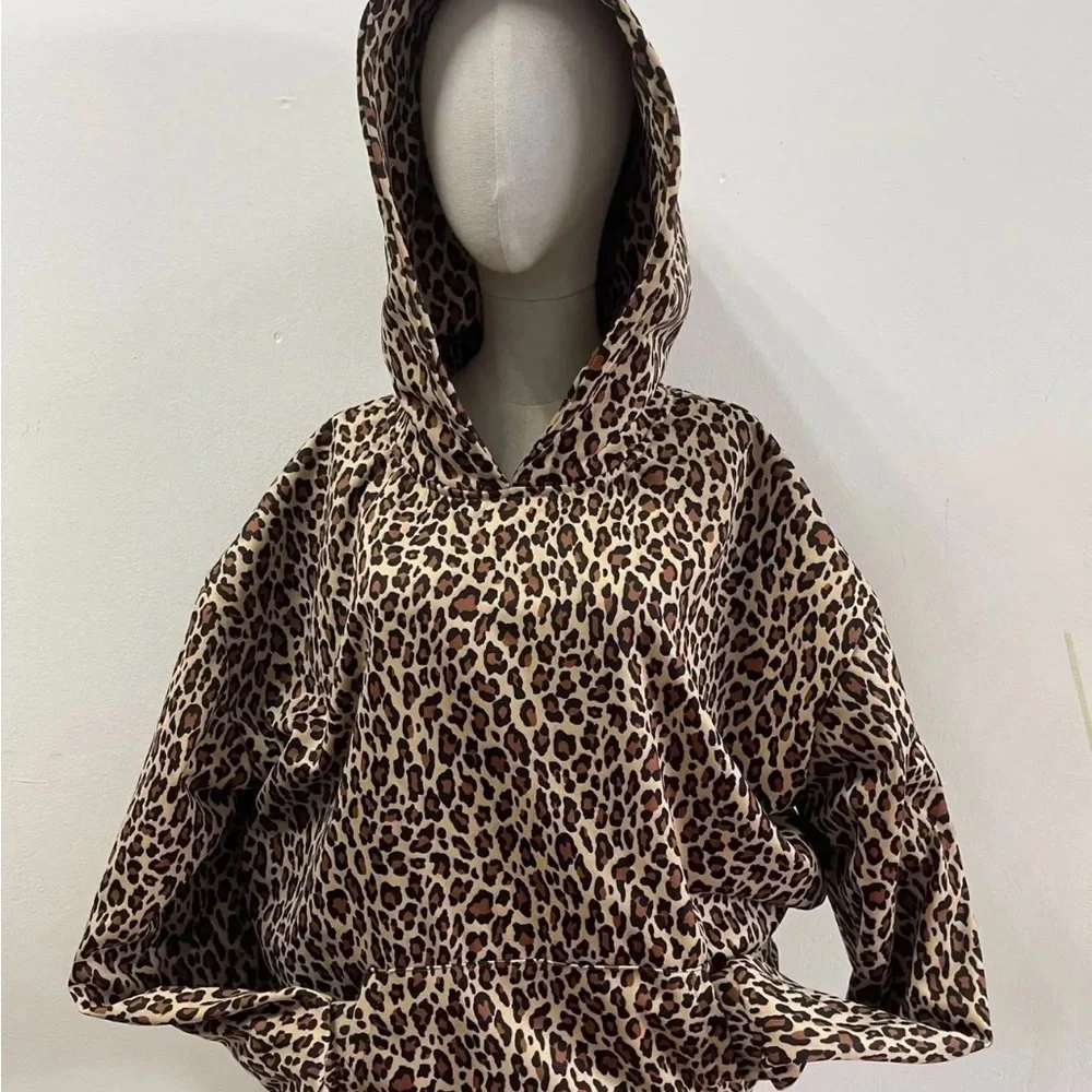 Leopard Print Hoodie - Picture 1 of 4